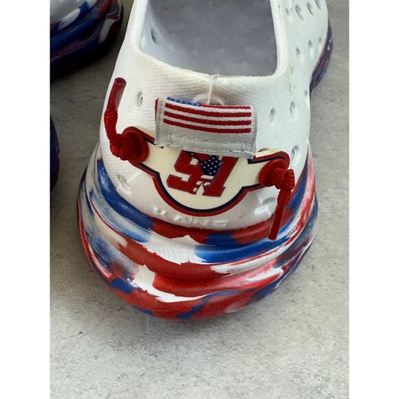 Kane Active Recovery Revive Slides Shoes Mens 10 Womens 12 Stars And Stripes USA - Picture 5 of 16